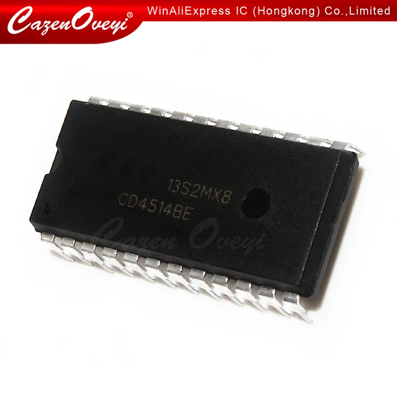 5 pçs/lote CD4514BE CD4514 = TC4514BP TC4514 DIP-24 Em Estoque