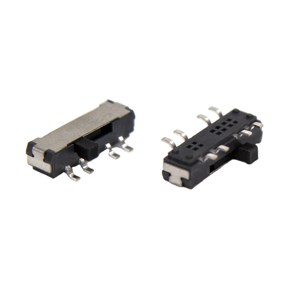 50PCS BL-BD-SK07E-A-230G2 Smd 8 Pin Waterproof Metal On Off 12V Toggle Switch For Car Dash Free Samples SPST Product Category