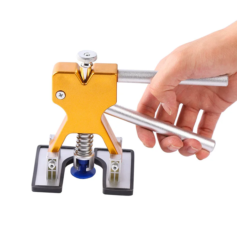 

Yuanjoy Dent Puller Kit Paintless Dent Repair Kit Dent Puller and Adjustable Gold Dent Lifter Puller for Car Hail Damage Dent