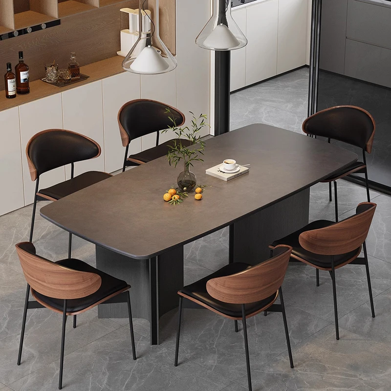 Reception Tables Restaurant Elegant Dining Luxury Table Round Ceramic Sedentary Extendable Kitchen Room Cafe Chairs Modern Rooms