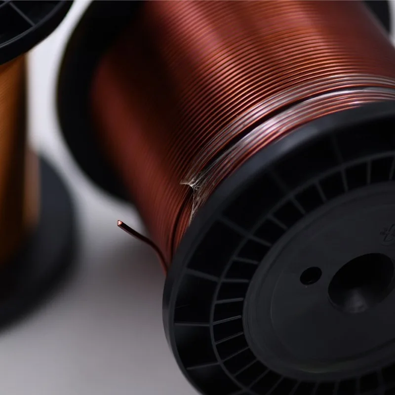 Cu oxygen-free copper enameled single connection line speaker line signal machine inner line purity 99.99