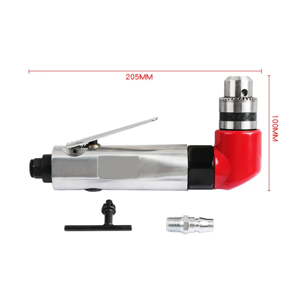 

Для прецизионной пневматической прямоугольной дрели с корпусом из легкого сплава и трехкулачковым патроном 1 5, 10 мм для работы с плотным пространством