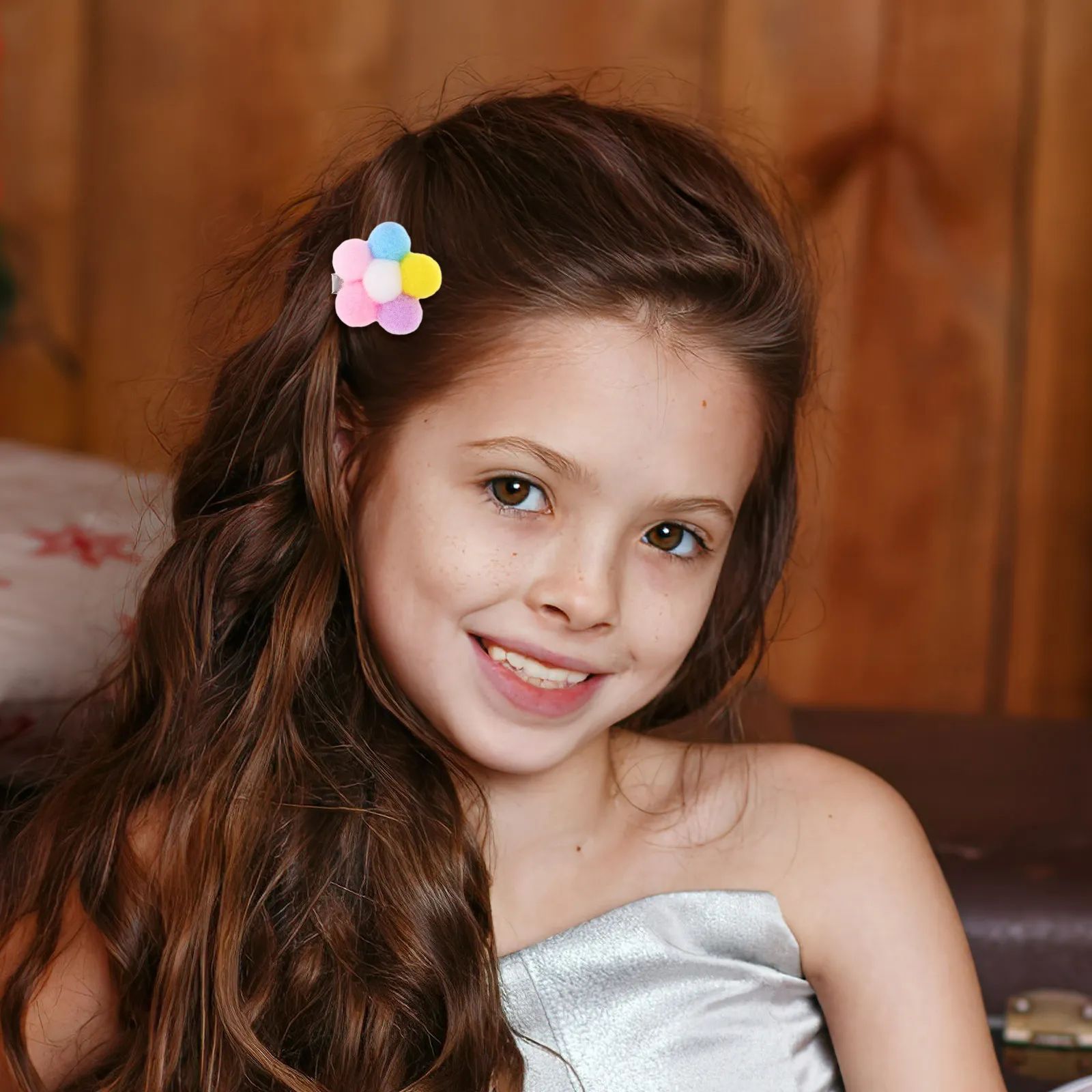 

Набор из 12 милых заколок для волос с помпонами для малышей, надежная фиксация, нержавеющая сталь, аксессуары для вечеринок и свадеб