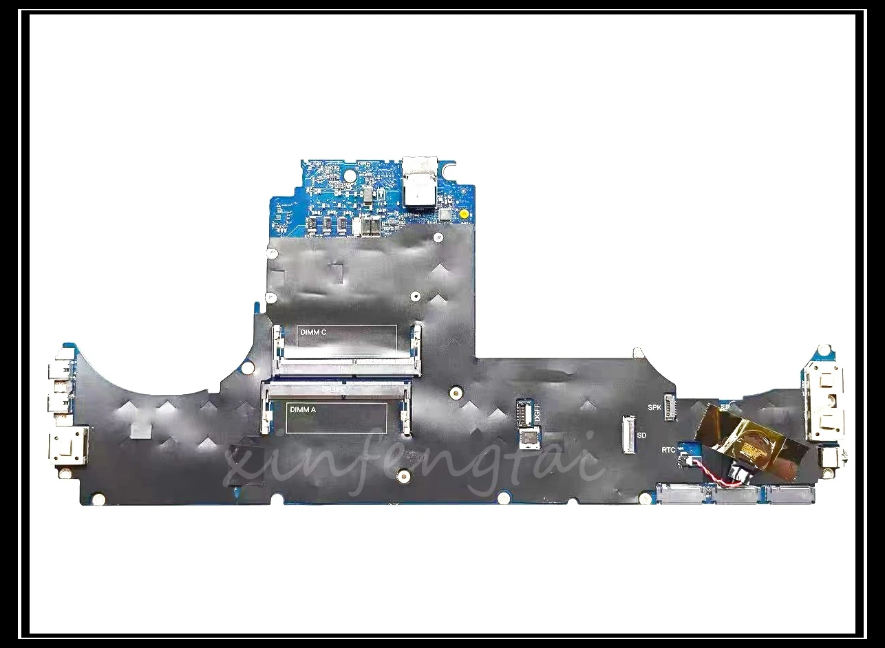 For Dell Precision 7760 Laptop Motherboard LA-K631P DDR4 RAM With i5 i7 i9 11th Gen CPU 100% Test Work