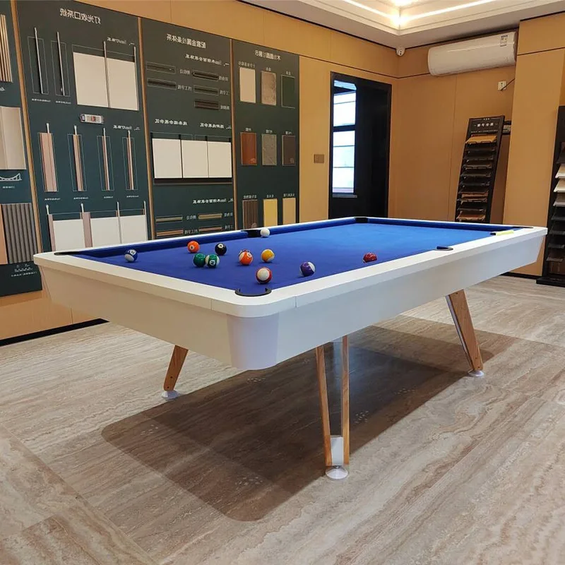 Billiards Table Commercial Standard 3-in-1 Adult Household American Chinese Billiards Table Black Eight Billiards Table Tennis T