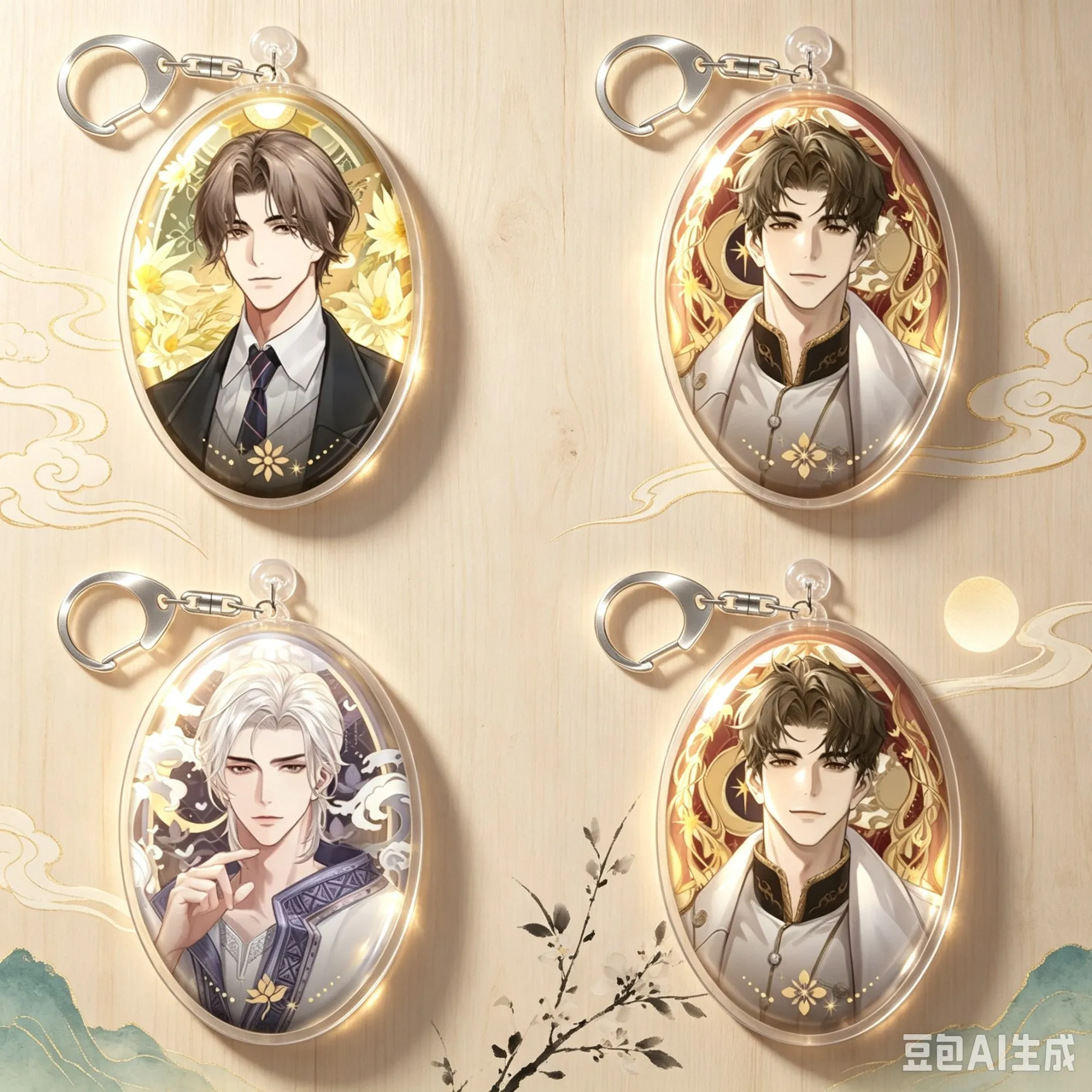 New 2026 Bag Acrylic KeyRing Anime Lovers Beyond The World Lovely Products Sweet As A Gift For Fans Exquisite Product Keychain