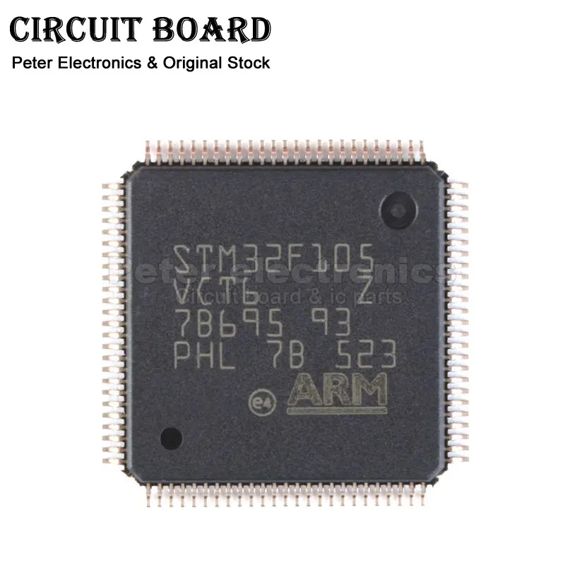 STM32F105VCT6 STM32F105 VCT6 LQFP-100 256 КБ 2 В ~ 3,6 В ARM-M3 64 КБ 72 МГц FLASH 80 Доступен микроконтроллеры ЦП (1 шт.)