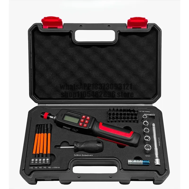 Digital torque screwdriver torque driver high precision adjustable preset torque bead tester set