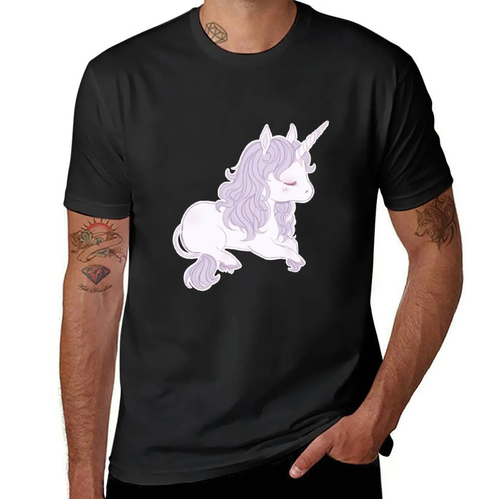 

Lovely Little Unicorn T-Shirt vintage clothes aesthetic clothes Short sleeve tee mens graphic t-shirts funny