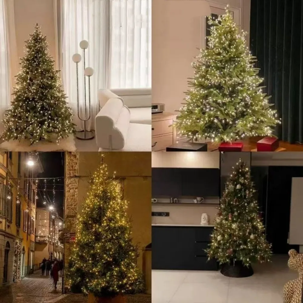 USB Dark Green LED Firecracker Light with 8 Flashing Modes for Decorating Christmas Trees, Ceilings, Bedrooms, windows