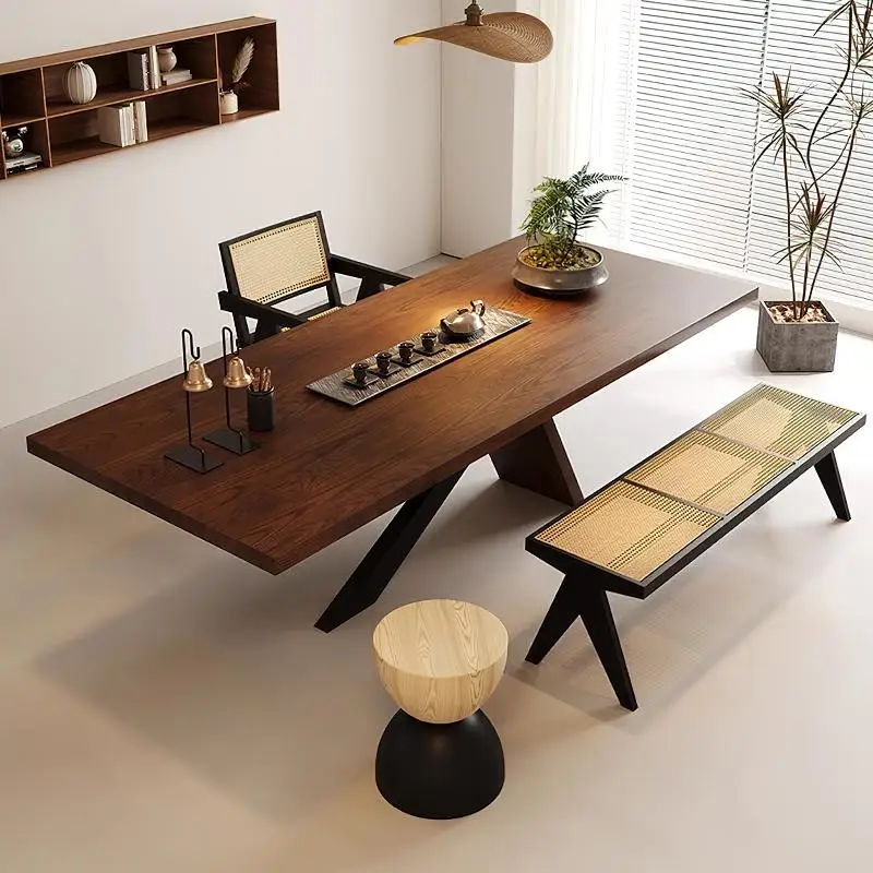 Simple High-quality Trendy Unusual Designer Dining Table Newclassic Nigeria Modern Nordic Luxury Wood Mesas De Comedor Furniture