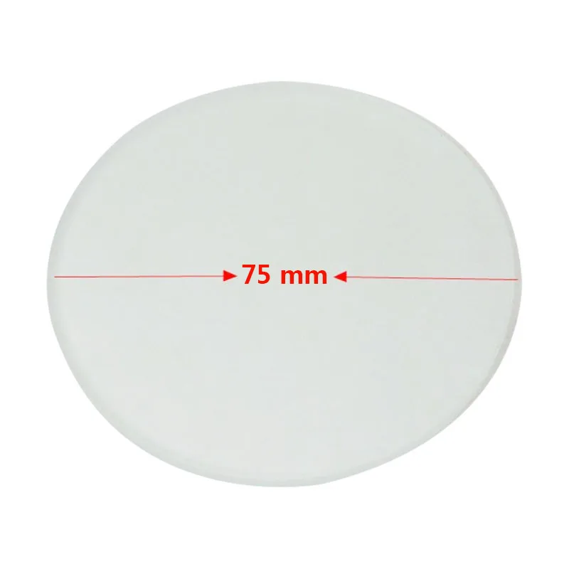 Diameter 75 mm Microscope Specimen Stage Translucent Frosted Glass Working Stage Round Specimen Plate for Stereo Microscope