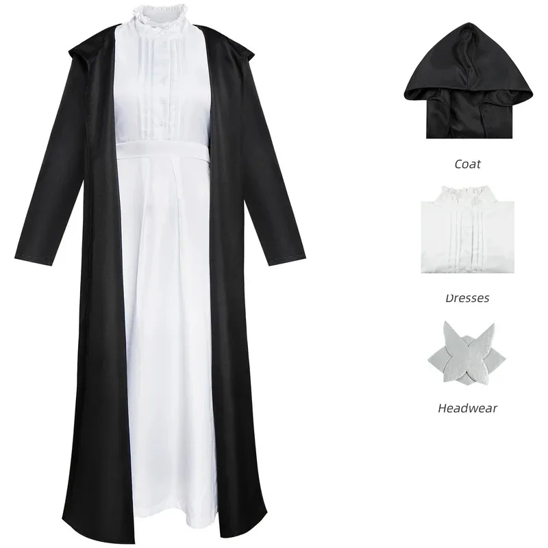 

COSda@Sousou No Frieren Cosplay Frieren Beyond Journey End Fern Cosplay Costume Winter Coat Outfit Fantasy Women Anime Party Clo