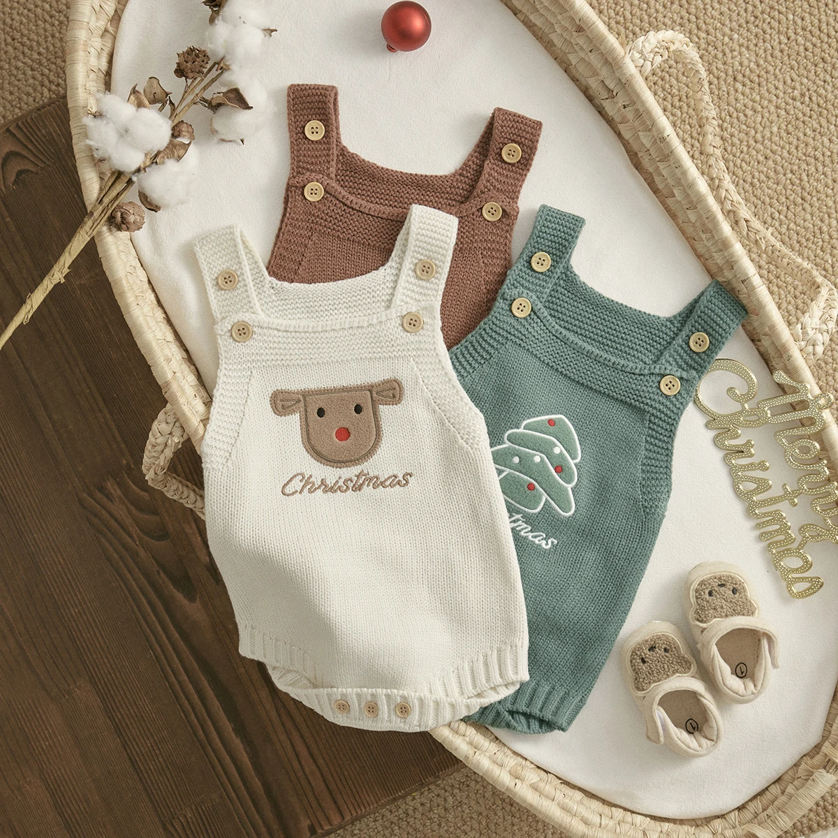 Christmas Baby Boy Romper 3