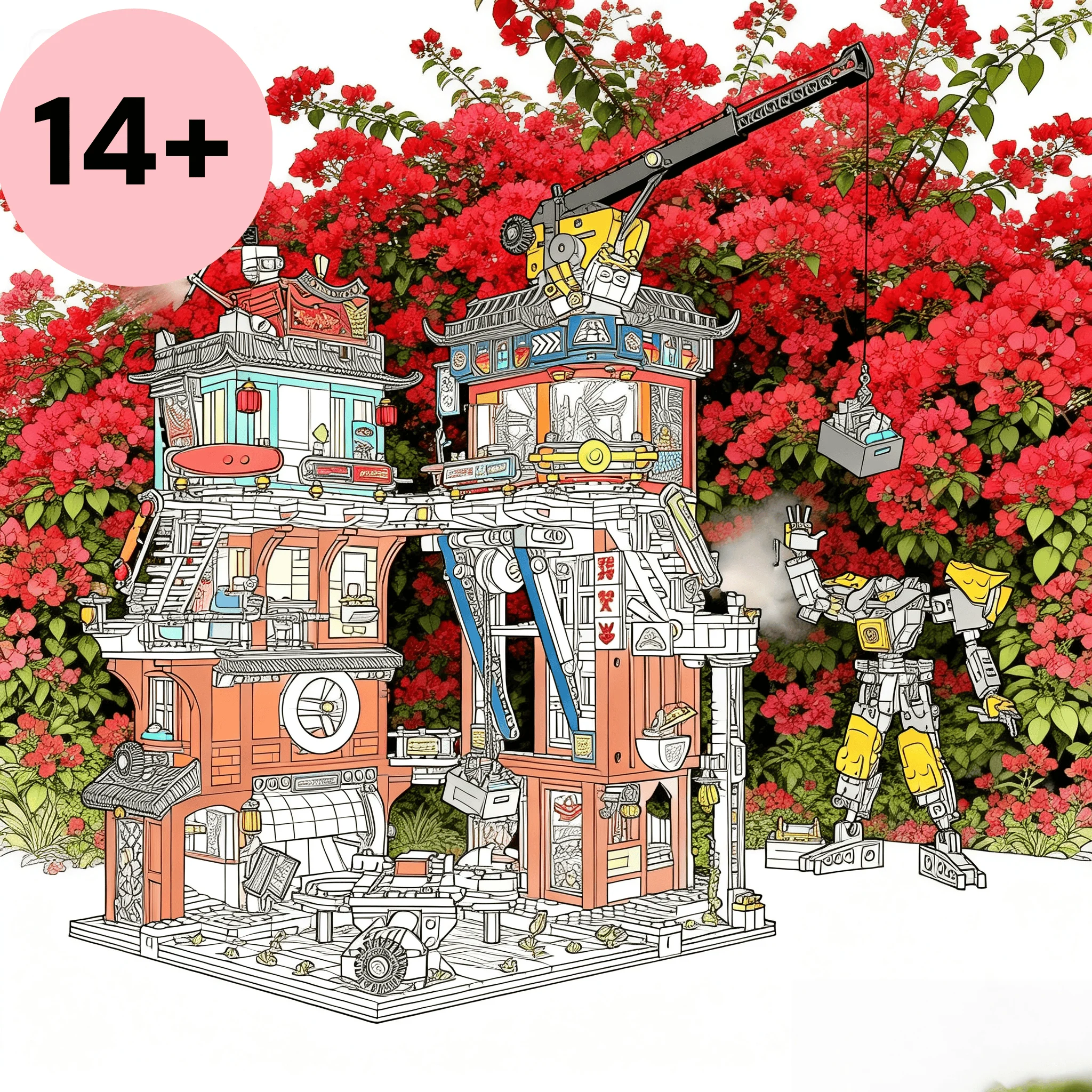 

2026 nouveau MOC créatif amusant couleur ninja Ville atelier bloc de construction jouet adulte vacances Nouvel An cadeau d'anniv