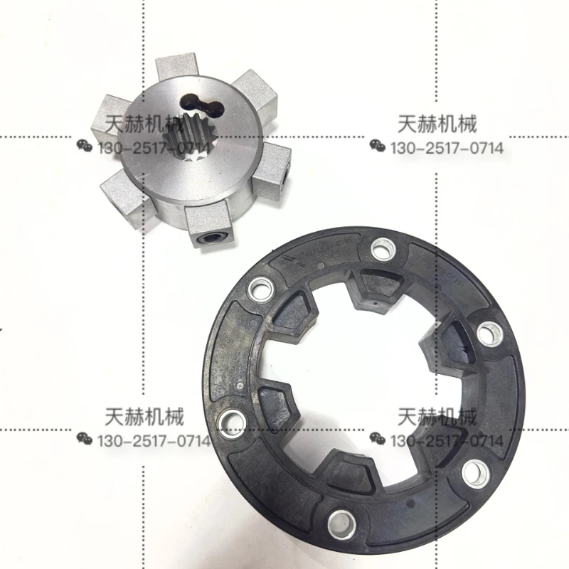 hydraulic pump coupling Excavator XCMG 135 150D connection glue  plate spline tooth