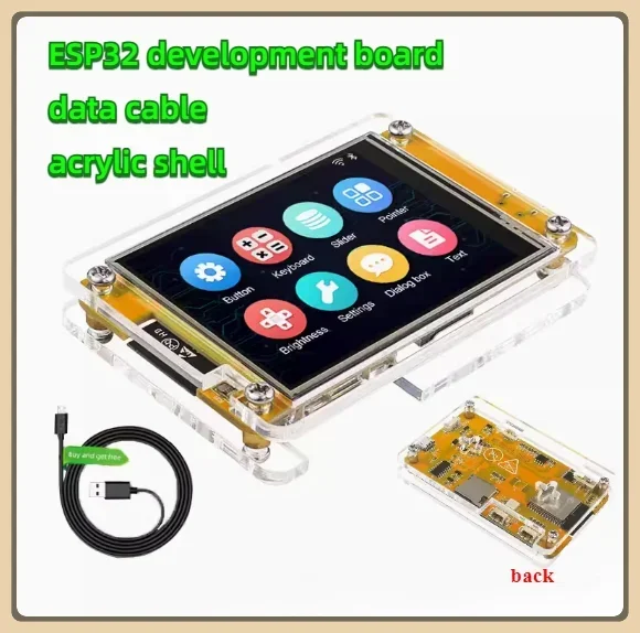 

ESP32 Arduino LVGL WIFI&Bluetooth Development Board 2.8 " 240*320 Smart Display Screen 2.8inch LCD TFT Module With Touch WROOM