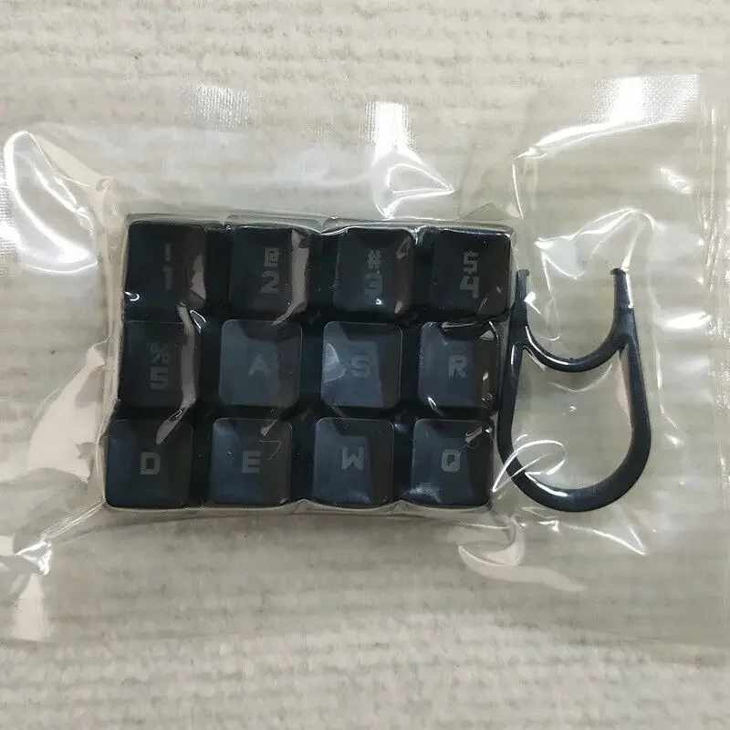 12-keys Mechanical keyboard concave convex keycaps For Logitech G413 G910 G810 G310 G613 K840 Omron axis