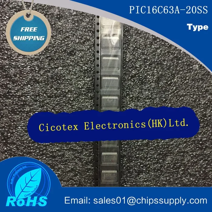 PIC16C63A-20/SS SSOP-28 PIC 16C63 A-20/SS IC MCU 8BIT 7KB OTP 28SSOP PIC16C63AT-20/SS