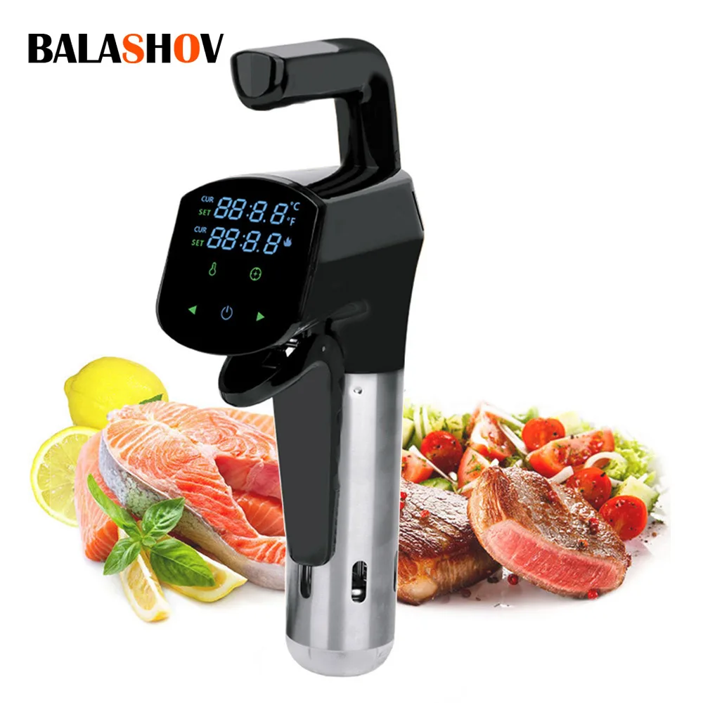 1100 W Generation IPX7 wasserdichter Sous-Vide-Tauchzirkulator Vakuum-Schongarer mit LCD-Digitalherd LCD Touch Immersion