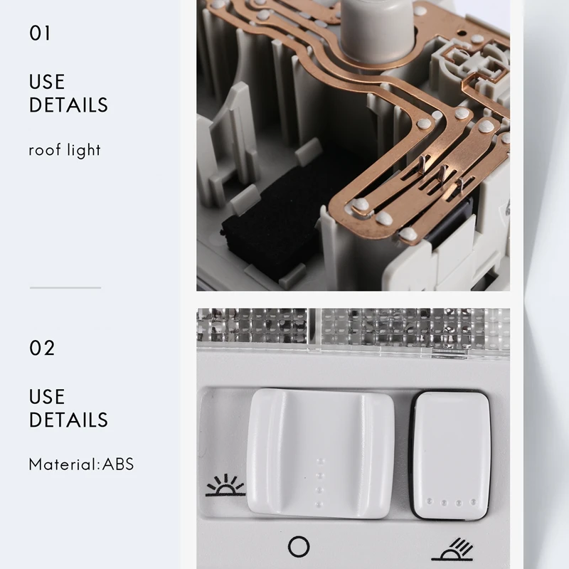 

Interior Reading Light Dome Lamp Passat B5 Golf Mk4 1Td947105 Main in Car Light