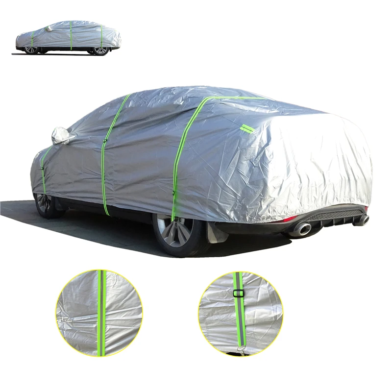 JIUWAN Car Covers Elastic Adjustable Reflective Stripe Rope Easy Installation Rope Protect Cover From High Wind Multiple Use