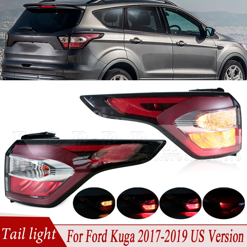 

Для Ford Kuga 2017 2018 2019 американская версия задний фонарь в сборе задний стоп-сигнал указатель поворота фонарь заднего хода GJ5Z13404H GJ5Z13404C