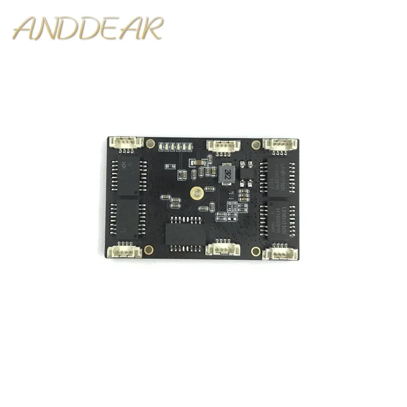 ANDDEAR Customized industrial 5 port 10/100M unmanaged network ethernet switch 12v pcba module network switch