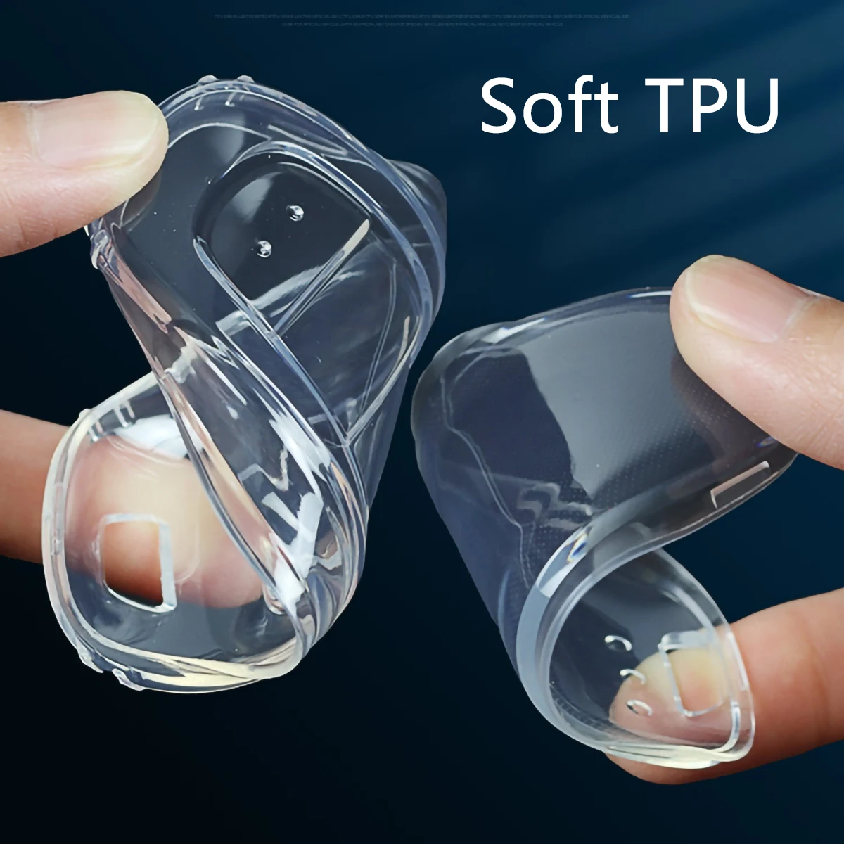 Transparente TPU Car Smart Key Cover, caso claro para Hyundai, Sonata, Tucson, Santa Fe, Cruz, IONIQ, 5, Palisade, Nexo Acessórios