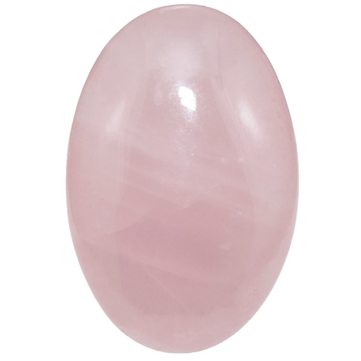 TUMBEELLUWA Natural Rose Quartz Oval Palm Stone Worry Stone Healing Chakra Reiki Cabochon Jewelry Decoration 60x40x20mm