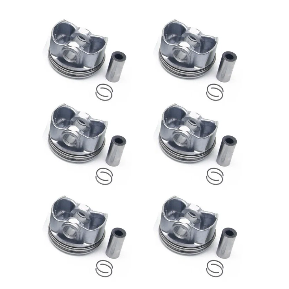 AUTO ENGINE PARTS Pistons & Rings Set For Mercedes-Benz C E CLK CLS ML R S SL SLK 2.5L 3.0L V6 GAS DOHC 2.5 3.0 L T 2005-2015