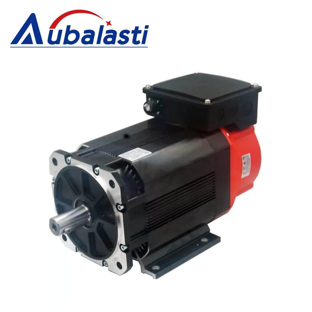 Aubalasti Asynchronous Spindle Servo Motor Kits with High Inertia for CNC Lathe and Milling Machine