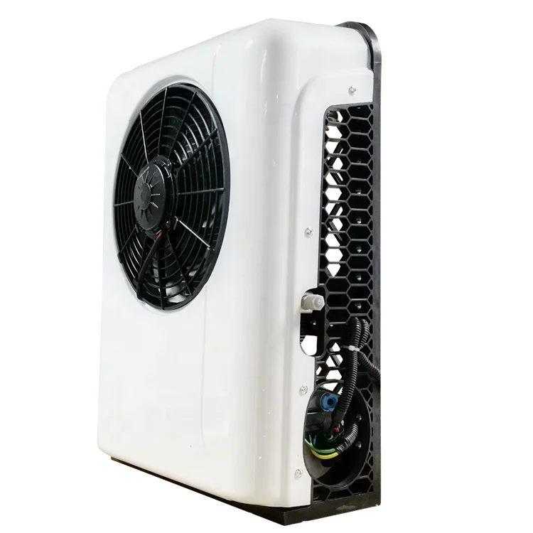 المصنع مباشرة توريد بطارية تعمل بالطاقة الحائط والسقف العلوي شاحنة سبليت Rv 12v 24v مكيف الهواء برودة وقوف السيارات #5