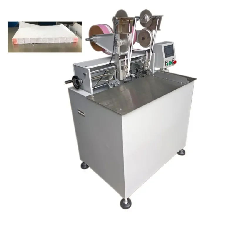 2026 hot sale Semi Automatic Book Block Head Band Machine Hard Cover Book Block Head Banding Machine Endband Book Edge