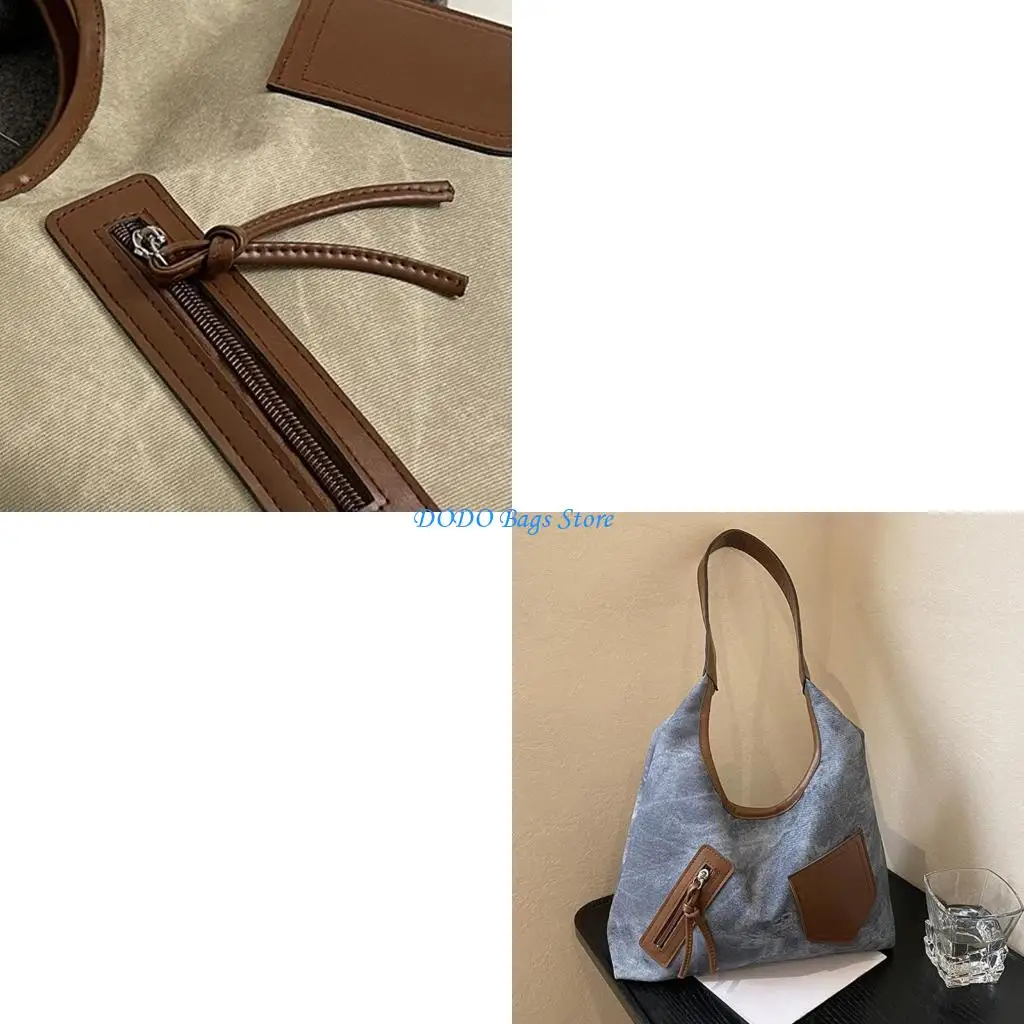 

Женская повседневная сумка на плечо, простая дорожная сумка из искусственной кожи, сумка подмышки, большая вместительная сумка в