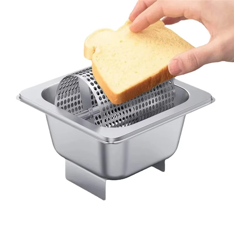 

A26F-Stainless Steel Butter Wheel - Melted Butter Dispenser For Even Spreading, Essential Kitchen Gadget For American Burgers
