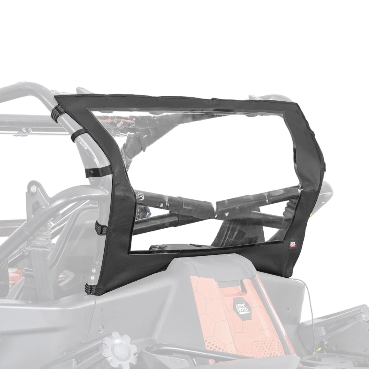 H.O. Parabrisas trasero de ventana suave de PVC impermeable EX/1000 SPORT 2022-2024 UTV para CF-MOTO ZFORCE 950 SPORT 20-22, HO SPORT 22-23