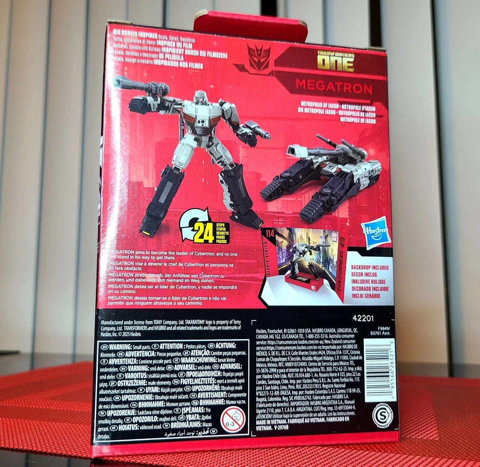 Hasbro Transformers Toys Studio Series Deluxe One 114 Megatron, 4,5-Zoll-Konvertierungs-Actionfigur, 8+ F9849