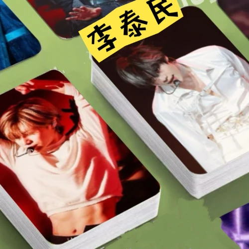 Imagen 1 del producto 30/50 unidades SHINEE Lee Tae-min Kim Jonghyun cubierta de revista póster HD Li Taimin Jin Zhongxuan foto impresión de doble cara tarjeta de 3 pulgadas