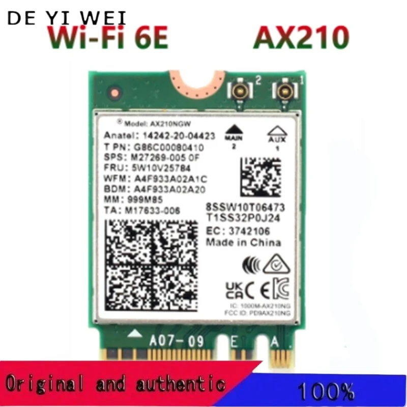 Wifi 6E Bluetooth 5…