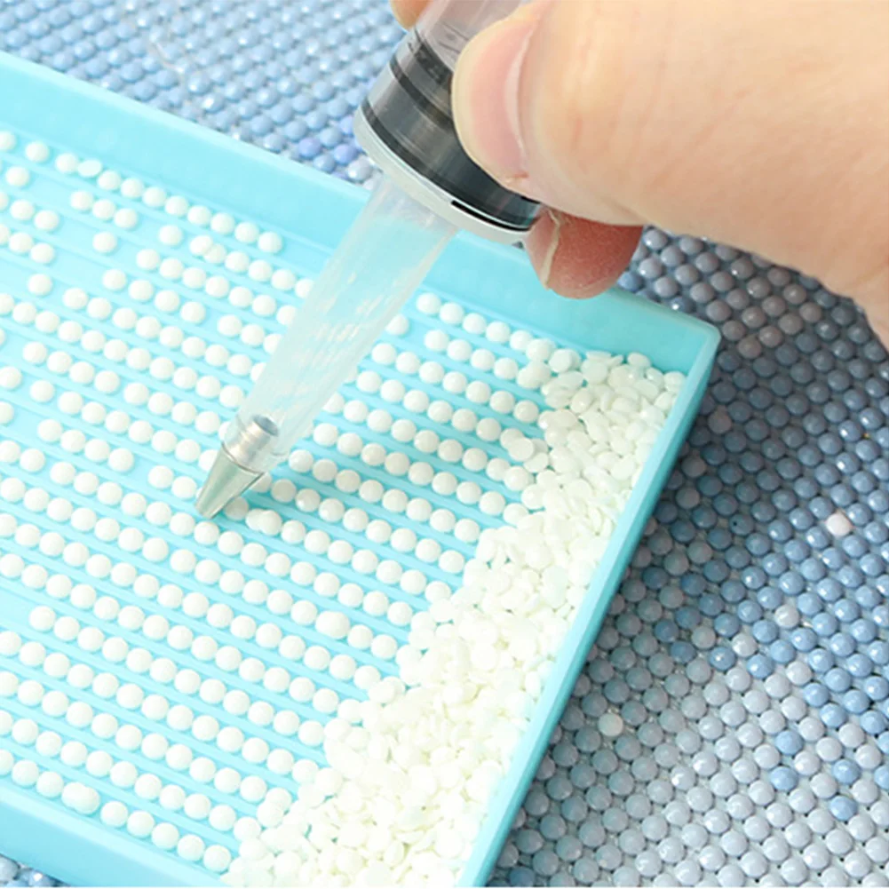 الماس اللوحة الجديدة إبرة أنبوب نقطة الماس القلم الماس التطريز DIY بها بنفسك إبرة سريعة أنبوب دليل نقطة الماس أداة قطعة أثرية
