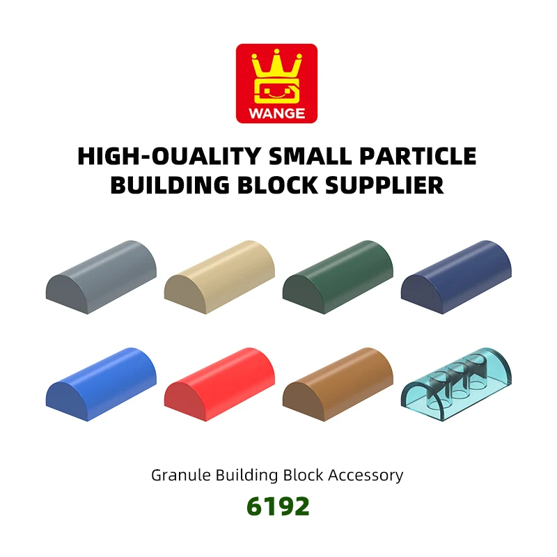 WANGE 47 unids/lote 6192 poste arqueado bloques de construcción de 8 agujeros accesorios de Color Moc compatibles con ladrillo DIY repuestos juguete para regalo