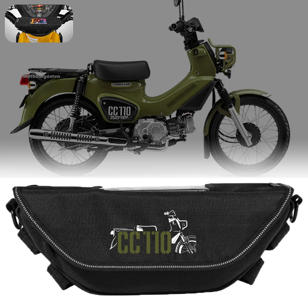 

Motorcycle accessory Waterproof And Dustproof Handlebar Storage Bag navigation bag For HONDA CC110 cc 110