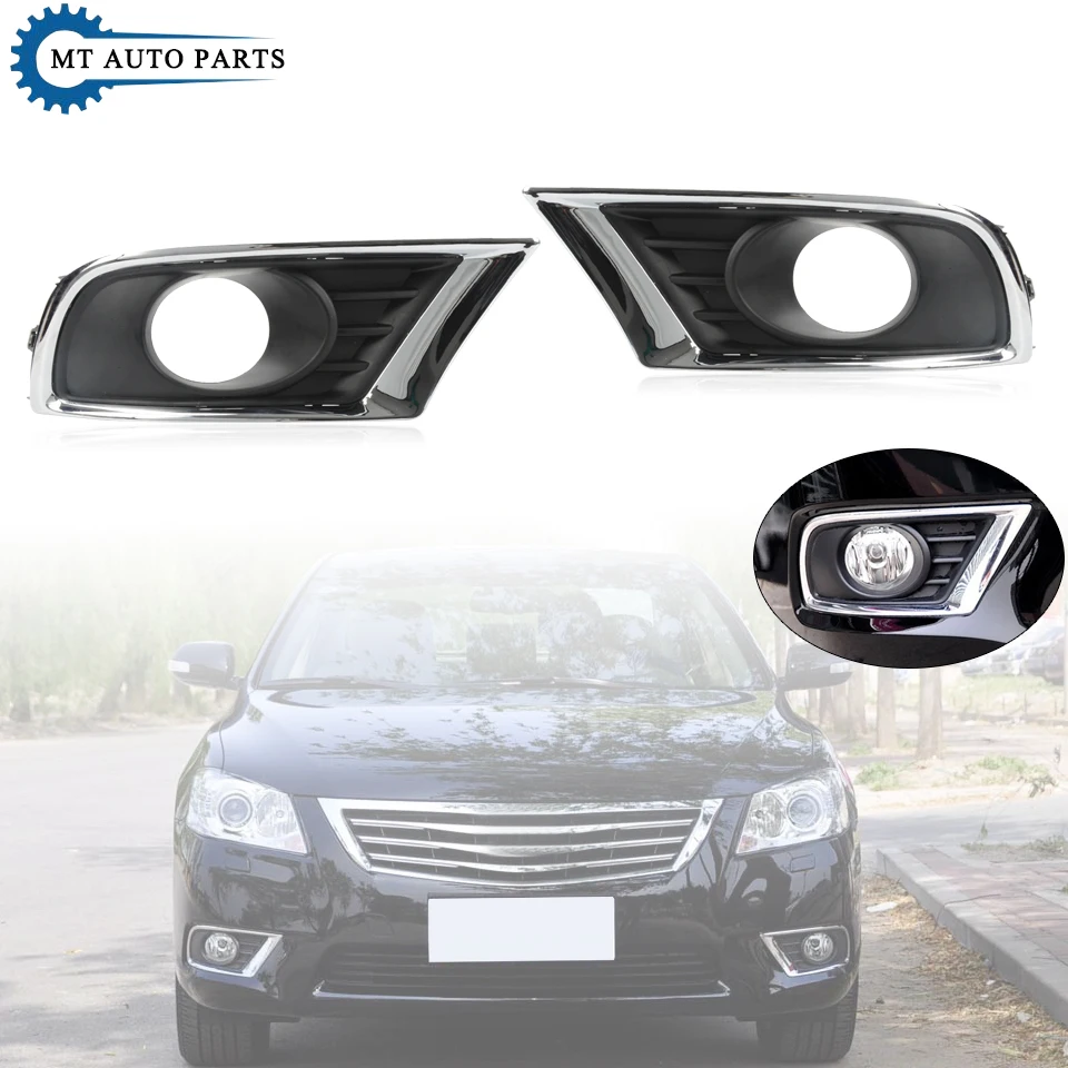 MTAP For TOYOTA CAMRY AURION 2009 2010 2011 Car-Styling Front Bumber Fog Light Fog Lamp Cover Hood OEM:52040-06110 52030-06110