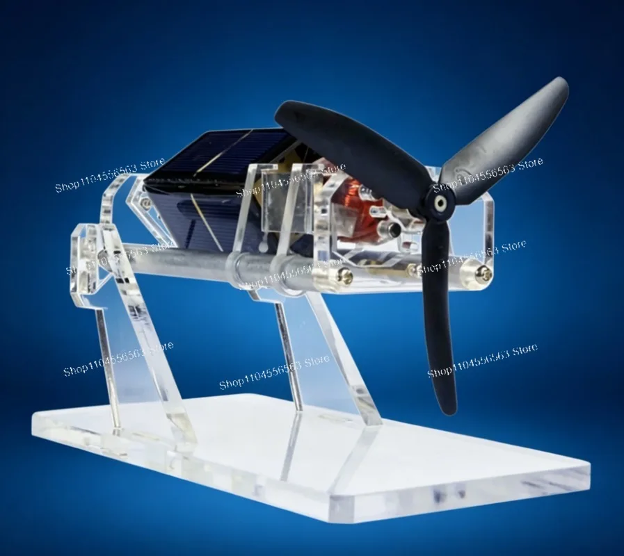 Magnetic Levitation Solar Motor DIY Kit Mendocino Motor Dual Axis Double Blade 300-1500 RPM