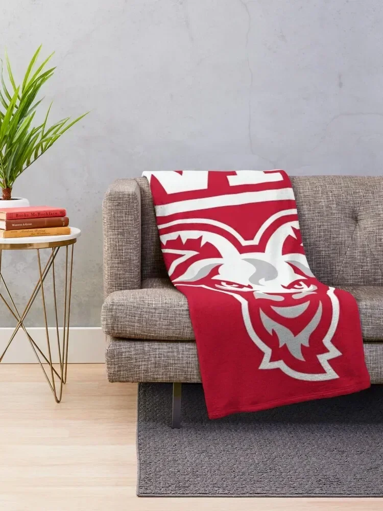 Worcester Polytechnic Institute Throw Blanket Vintage Flannels Blankets