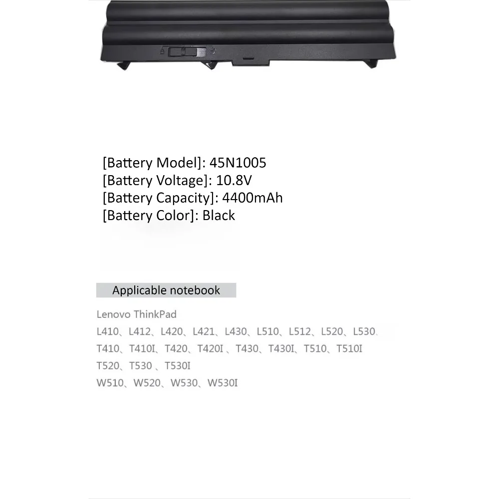 45N1005 4400mAh Laptop Battery 70+ For Lenovo ThinkPad T430 T410 T410i T420 T420i T510i T520i 45N1005 45N1004 45N1001 45N1000