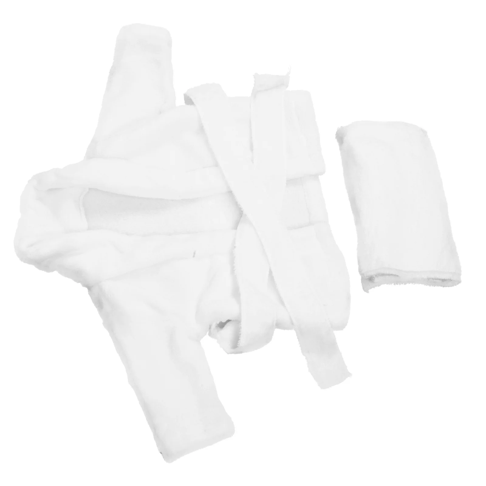 

Newborn Bathrobe For 0-1 Month Baby Cotton Bath Towel Outfit Photo Prop Infant Toddler -Dry Washable Durable Baby