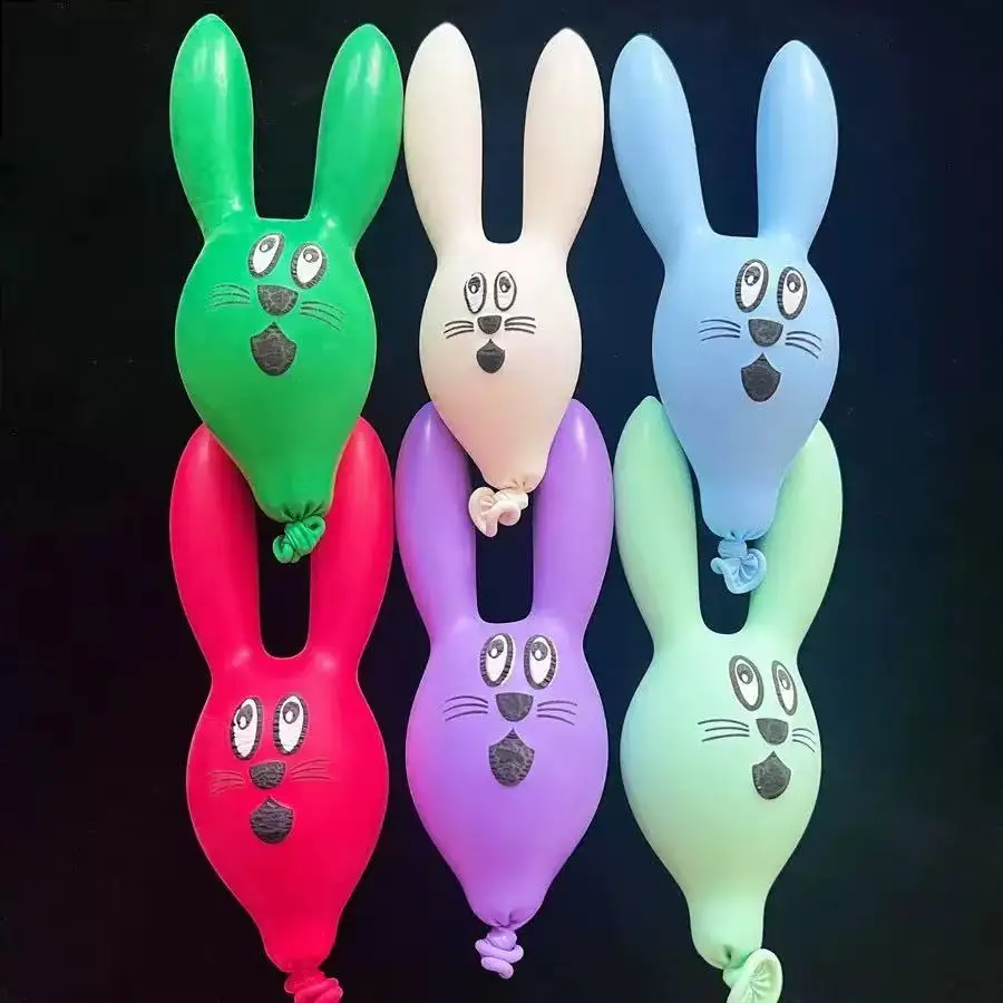 50/100 قطعة توفر مضخة الغاز بالونات كرتونية الديكور بالونات الهيليوم القابلة للنفخ الحيوان بطة أرنب بالون ديكور الحفلات