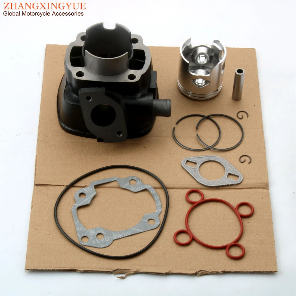 70cc 47mm Big Bore Cylinder Kit For Aprilia Area 51 Gulliver Rally SR 50 Netscaper Stealth Sonic 50cc 2T Pin 10mm